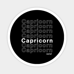 Capricorn Zodiac Birthday Magnet